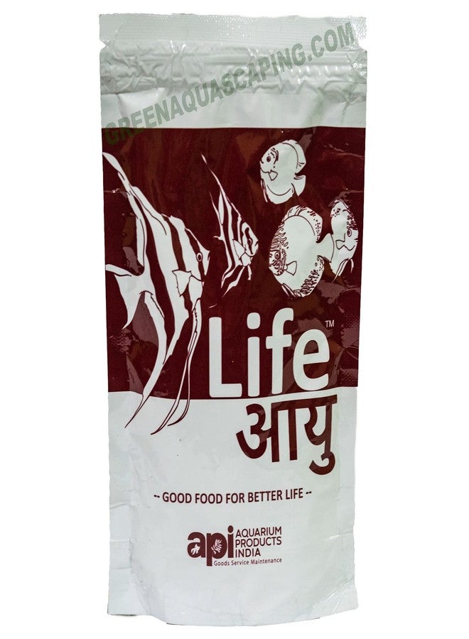 منتج API لأحواض السمك، إنديا لايف، أيوه أحمر، 100 غرام (كبير)، كبير، حبيبات، سمك